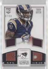 2013 National Treasures Rookie NFL Gear Materials Quad 87/99 Tavon Austin 0af