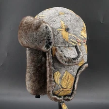 Winter Trapper Hat with Ear Protection – Warm Wool Outdoor Cap