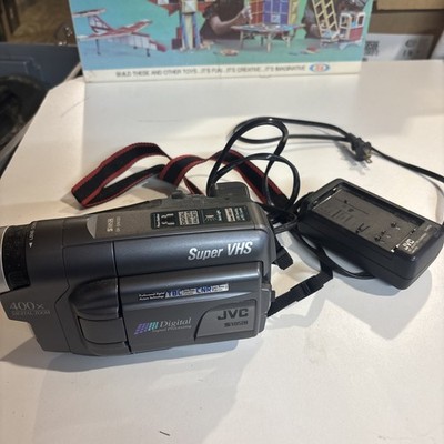 JVC GR-SXM320U Handheld Super VHS-C Camcorder Digital Signal Processing VGC CASE