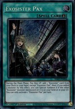 Yugioh Exosister Pax (Secret Rare) RA02-EN066 Secret Rare 1st Edition NM