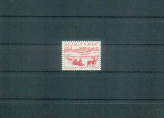 Einzel Briefmarke aus Grönland MI 128 von 1981 postfrisch