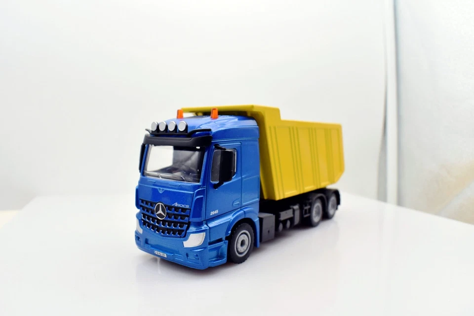 Modellino camion scala 1:43 mercedes benz arocs mit kippmulde modellismo statico - Immagine 4 di 4