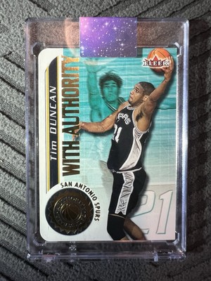 2000-2001 Fleer Tim Duncan With Authority /999