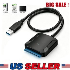 USB 3.0 to SATA Adapter Cable For 2.5" 3.5" HDD SSD Hard Drive Disk Converter
