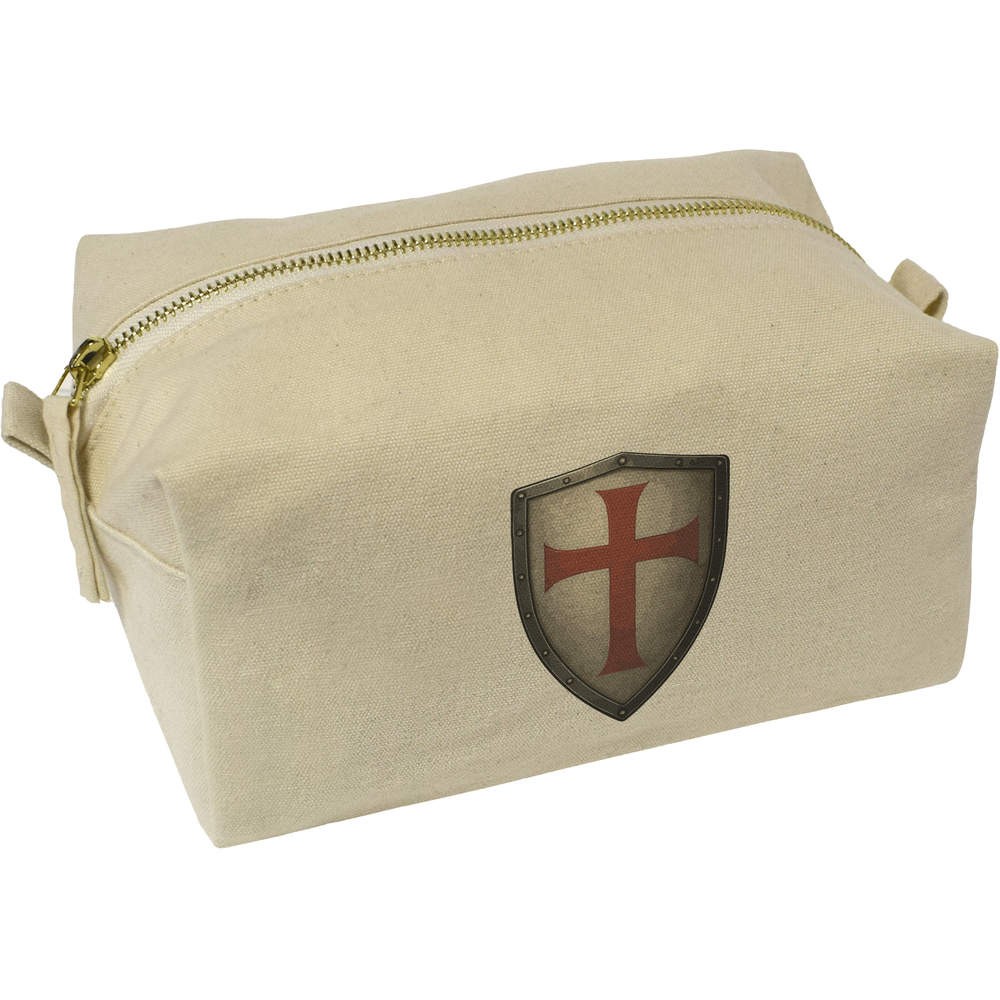Bolsa de lavado de lona 'Escudo de caballero medieval' / Estuche de maquillaje (CS00047075)