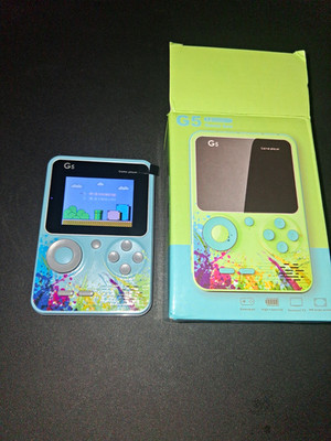 G5 Handheld Electronic Game Console Blue w/ Box Manual AV Cable USB (2025)
