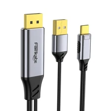 DisplayPort to USB C Cable, 4K@60Hz Display Port to USBC 6.6ft, DP 1.2 Male t...