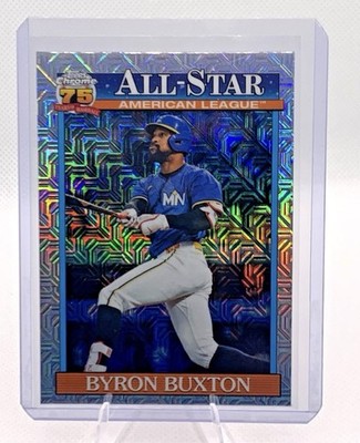 Byron Buxton 2026 Topps Chrome Silver Pack Mojo All-Star 91ASC-29 MN Twins