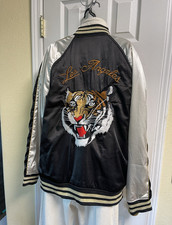 PacSun Tiger Embroidered Colorblock Bomber Ja...