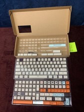 This Is Plastic Keycaps Set Kawaii Artsy Fun Orange Blue