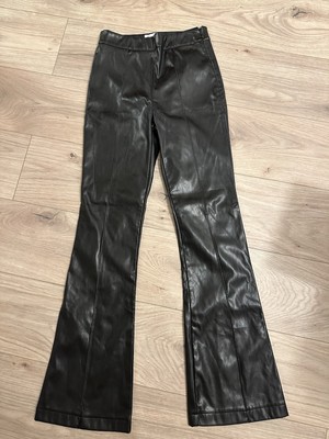 Princess Polly faux leather Kunstleder schlaghose Hose Gr. 36 S