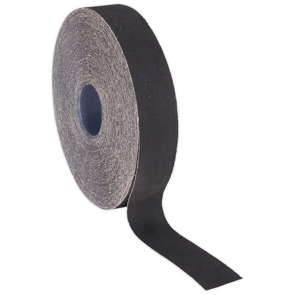 Sealey Emery Roll Blue Twill 25mm x 50mtr 80Grit