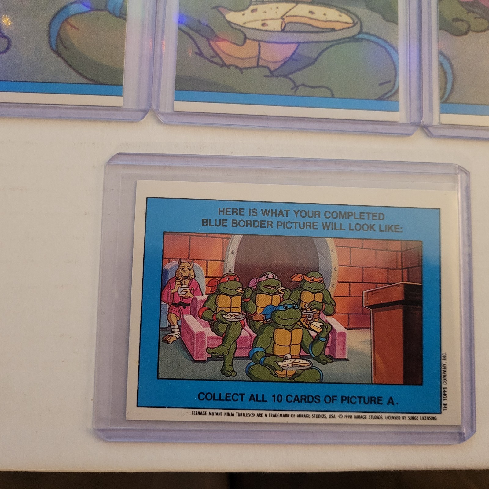 1990 Mirage Studios - Teenage Mutant Ninja Turtles - Complete Sticker Set #1-11