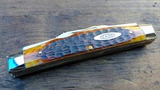 Vintage Case XX 1970 Fire Red Bone 6488 Large Congress Pocket Knife Unused