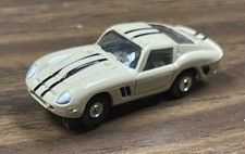 Aurora AFX Ferrari 250 GTO Slot Car HO Scale Cream Black Stripes Vintage