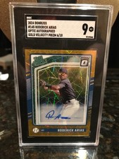 Roderick Arias gold autograph optic velocity ssp 6/10 #145🔥🔥🔥