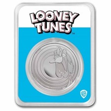 2022 Daffy Duck 1 oz. 999 Silver Coin 5 dollar Samoa Looney Tunes (in TEP) 106.99 per troy oz