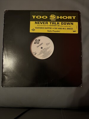 Too $hort - Never Talk Down , Record 12'' VG