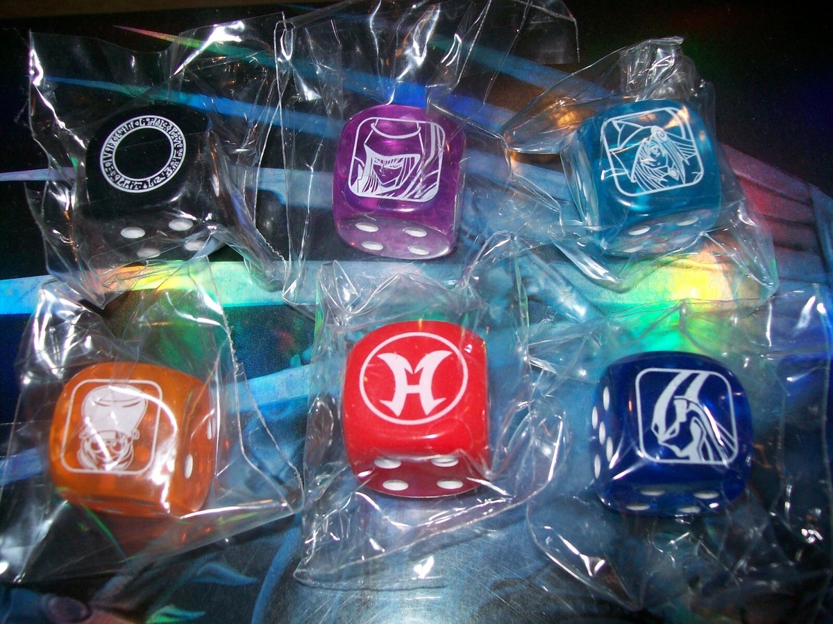 6 Sealed Dice Set Legendary Duelists Season 3 LDS3 Dark Magician