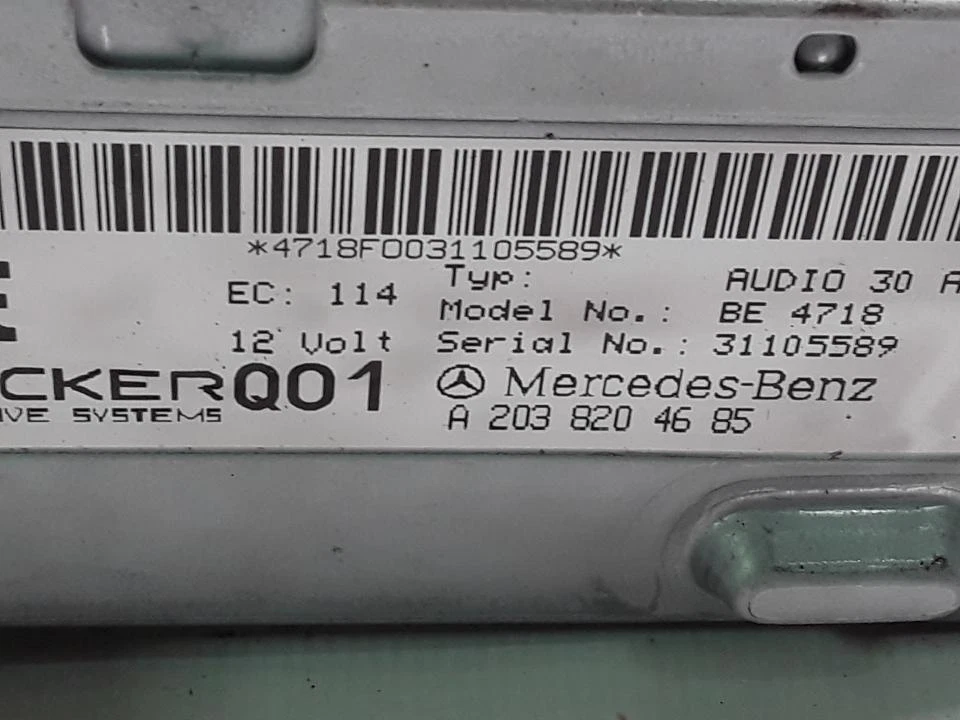 MERCEDES C CLASS (W203) 2000-2005 Radio Autoradio A2038204685 - Bild 3 von 4