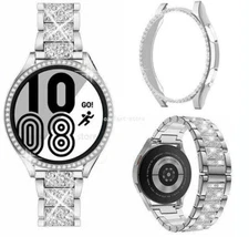 Bling Metal Band Strap /Case For Samsung Galaxy Watch 6 5 4 7 40/44mm Active2