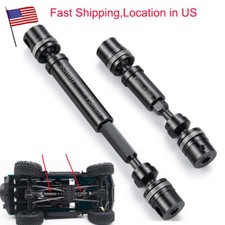 FLYXM 2Pcs 1144 Steel Drive Shafts for Traxxas TRX4M 1/18 RC Crawler Upgrade