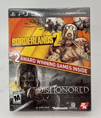 Borderlands 2 & Dishonored Bundle (Playstation 3) BRAND NEW 