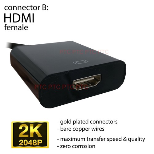 4K DP/ mDP display/ min display cable adapter to HDMI DVI VGA DP video converter - Picture 5 of 65