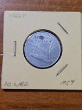 Good Condition 1954 Italian 🇮🇹 10 Lire Coin