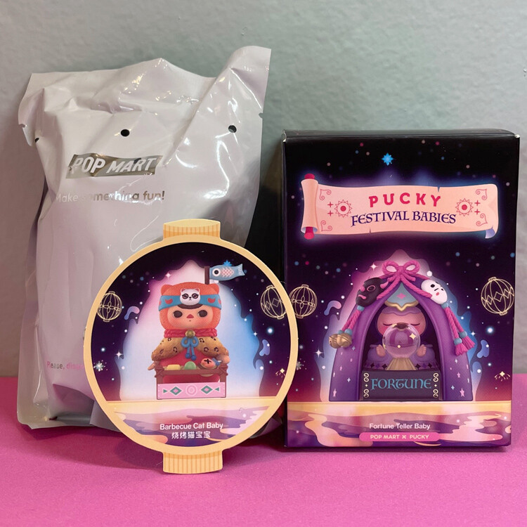 POP MART Pucky Festival Babies Series New Choose style blind box