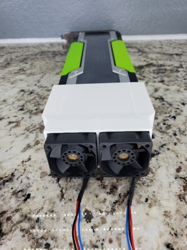 👉Nvidia Tesla Cooling Shroud P40/41 P100 V100 K80 K60 M40 GPU Accelerator Cards - Picture 21 of 23