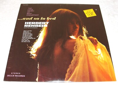 Herbert Rehbein ''Love Music of Bert Kaempfert...and so to bed'' 1969 LP, SEALED!