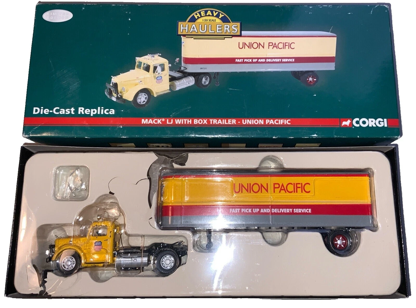 Trailers de metal fundido Corgi Mack