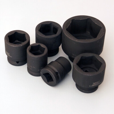 Kraftnuss Sechskant Steckschlüssel, Antrieb 3/4'' Schlagschrauber, SW 17 - 60 mm