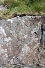 Photo 6x4 Benchmark on rock 418m above sea level on Brownthwaite Moss Cas c2011