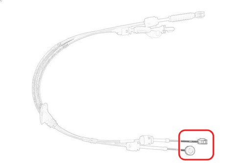 Meccanismo Cambio Cavo Collegamento Fine Boccola per VOLVO S40 II (544) 2.0 LHD - Foto 5 di 6
