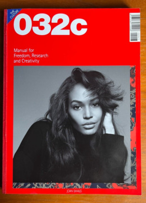 032c Magazine Winter 2012/13 Joan Smalls, Lara Stone & Wolfgang Tillmans **RARE