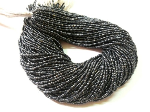 10 fili di perle ematite Chid Rondelle lisce 2-2,5 mm perle peperline 12" pollici - Foto 5 di 9