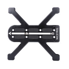 NICEYRIG Extended Quick Release Baseplate For DSLR Camera with Manfrotto Tripod