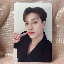 Bang Chan Official Nacific In The Black Photocard Stray Kids Jyp Ent Kpop