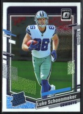 2023 Panini Donruss Optic - Rated Rookie #227 Luke Schoonmaker Dallas Cowboys