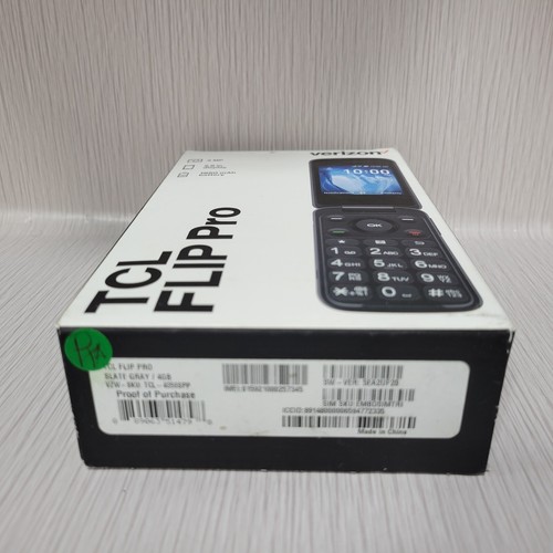 TCL Flip Pro Basic Flip Phone 4G - Slate Gray (VERIZON) (TCL-4056SPP)™ - Afbeelding 20 van 21