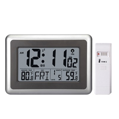  Digitaluhr Digitale Funkuhr Home Wall-mounted Alarm Clock Daily