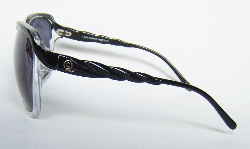 Alexander McQUEEN Sunglasses サングラス Men's McQueen Logo Rectangular Sunglasses in Blue