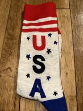 USA Red White Blue Socks Stars And Striped
