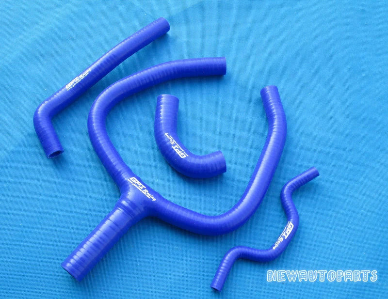 Mangueira de radiador de silicone AZUL para 2009-2011 2010 KAWASAKI KXF250 KX 250 F KXF 250 - Imagem 4 de 4