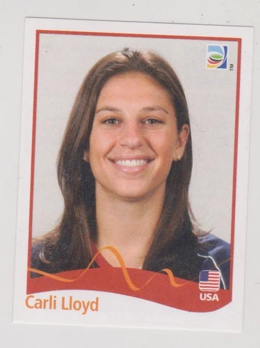 Panini FIFA World Cup 2011 Germany Women Sticker #190 Carli Lloyd USA ROOKIE RC