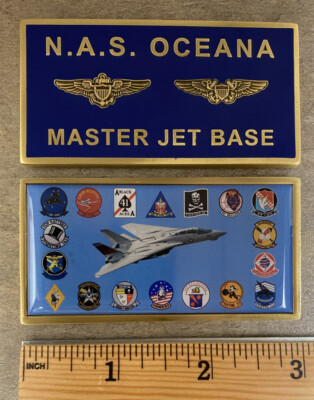 NAS Oceana F-14 Tomcat Challenge Coin (version 2)