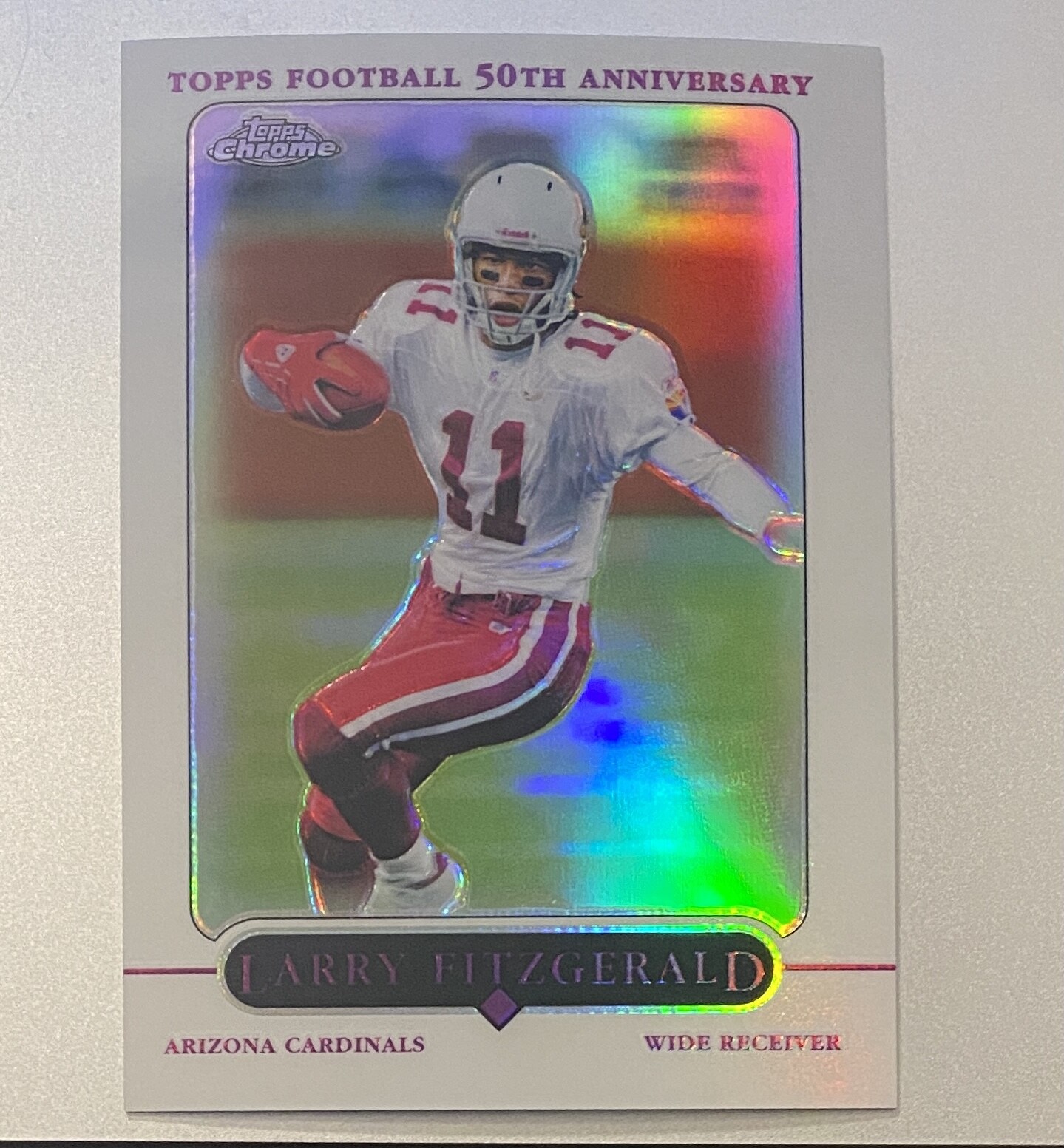 2005 Topps Chrome Refractor #51 Larry Fitzgerald #P3252