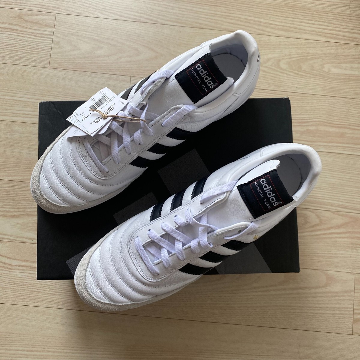 MUNDIAL TEAM 24.5㎝ adidas Mundial Team Leather Mens Turf Soccer Shoes White